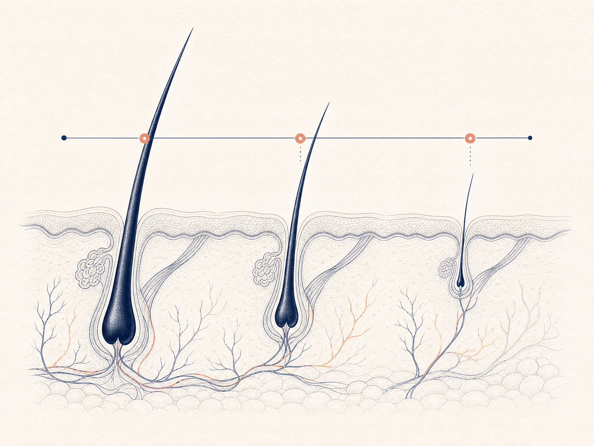 Abstract educational article visual